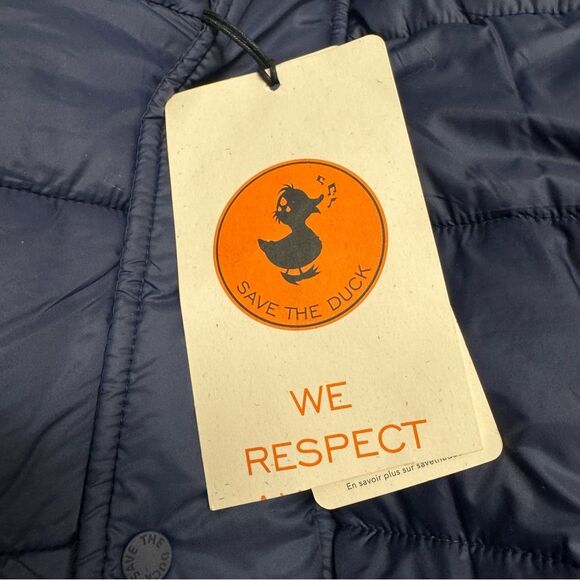 Nordstrom Save the Duck Puffer Jacket Size Large NWT - Picture 4 of 12